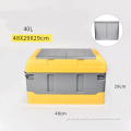 Caixa de compartimento de armazenamento interno de carro multifuncional com tampa
